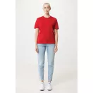 Tricou, Unisex, 2502E10447, iqoniq, Bumbac, Rosu, XXS