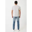 Tricou la baza gatului, Unisex, maneca scurta, iqoniq, 2401E13439, Bumbac, Gri light, L