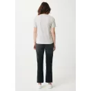 Tricou la baza gatului, Unisex, maneca scurta, iqoniq, 2401E13443, Bumbac, Gri light, XS