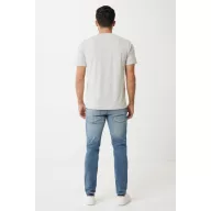   Tricou la baza gatului, Unisex, maneca scurta, iqoniq, 2401E13443, Bumbac, Gri light, XS