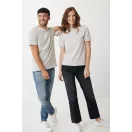 Tricou la baza gatului, Unisex, maneca scurta, iqoniq, 2401E13444, Bumbac, Gri light, XXL