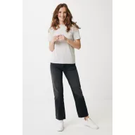  Tricou la baza gatului, Unisex, maneca scurta, iqoniq, 2401E13444, Bumbac, Gri light, XXL