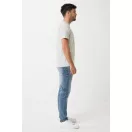 Tricou la baza gatului, Unisex, maneca scurta, iqoniq, 2401E13445, Bumbac, Gri light, 3XL