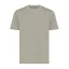 Tricou la baza gatului, Unisex, maneca scurta, iqoniq, 2401E13446, Bumbac, Verde light, L