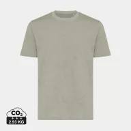   Tricou la baza gatului, Unisex, maneca scurta, iqoniq, 2401E13446, Bumbac, Verde light, L