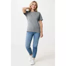 Tricou, Unisex, 2502E10430, iqoniq, Bumbac, Gri antracit, XXS