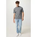 Tricou, Unisex, 2502E10430, iqoniq, Bumbac, Gri antracit, XXS