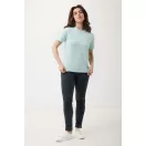 Tricou, Unisex, 2502E10428, iqoniq, Bumbac, Albastru mint, XXS