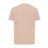   Tricou cu maneca scurta, la baza gatului, Casual, Unisex, iqoniq, 2410E19461, Bumbac, Portocaliu peach, XL