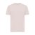 Tricou cu maneca scurta, la baza gatului, Casual, Unisex, iqoniq, 2410E19394, Bumbac, Roz cloud, XS