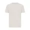 Tricou cu maneca scurta, la baza gatului, Casual, Unisex, iqoniq, 2410E19423, Bumbac, Crem, S
