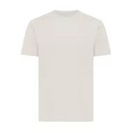   Tricou cu maneca scurta, la baza gatului, Casual, Unisex, iqoniq, 2410E19425, Bumbac, Crem, XS