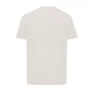 Tricou cu maneca scurta, la baza gatului, Casual, Unisex, iqoniq, 2410E19426, Bumbac, Crem, XXL