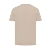   Tricou cu maneca scurta, la baza gatului, Casual, Unisex, iqoniq, 2410E19452, Bumbac, Natur light, M