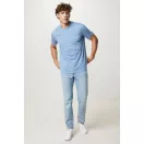 Tricou, Unisex, 2502E10431, iqoniq, Bumbac, Albastru light, XXS