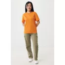 Tricou, Unisex, 2502E10437, iqoniq, Bumbac, Portocaliu, L