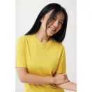 Tricou, Unisex, 2502E10465, iqoniq, Bumbac, Galben, L