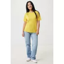 Tricou, Unisex, 2502E10469, iqoniq, Bumbac, Galben, XS