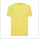 Tricou, Unisex, 2502E10470, iqoniq, Bumbac, Galben, XXL