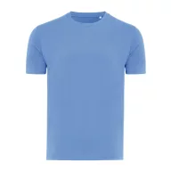   Tricou la baza gatului cu maneca scurta, iqoniq, 2610E15961, Unisex, Bumbac, Albastru Moon, M
