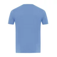   Tricou la baza gatului cu maneca scurta, iqoniq, 2610E15963, Unisex, Bumbac, Albastru Moon, XL