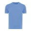 Tricou la baza gatului cu maneca scurta, iqoniq, 2610E15967, Unisex, Bumbac, Albastru Moon, 3XL