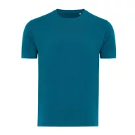   Tricou la baza gatului cu maneca scurta, iqoniq, 2610E15956, Unisex, Bumbac, Albastru Dark Teal, XS