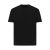 Tricou cu maneca scurta, la baza gatului, Casual, Unisex, iqoniq, 2410E19468, Bumbac, Negru, M