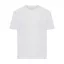 Tricou cu maneca scurta, la baza gatului, Casual, Unisex, iqoniq, 2410E19574, Bumbac, Alb, L
