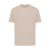 Tricou cu maneca scurta, la baza gatului, Casual, Unisex, iqoniq, 2410E19475, Bumbac, Crem dessert, 4XL