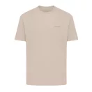 Tricou cu maneca scurta, la baza gatului, Casual, Unisex, iqoniq, 2410E19484, Bumbac, Crem dessert, XXS