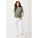 Tricou unisex, 2509E17239, iqoniq, 61x49x0.5 cm, Bumbac, Verde heather, XXS