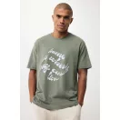 Tricou unisex, 2509E17239, iqoniq, 61x49x0.5 cm, Bumbac, Verde heather, XXS