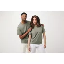 Tricou unisex, 2509E17239, iqoniq, 61x49x0.5 cm, Bumbac, Verde heather, XXS
