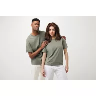   Tricou unisex, 2509E17239, iqoniq, 61x49x0.5 cm, Bumbac, Verde heather, XXS