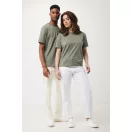 Tricou unisex, 2509E17239, iqoniq, 61x49x0.5 cm, Bumbac, Verde heather, XXS