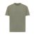 Tricou cu maneca scurta, la baza gatului, Casual, Unisex, iqoniq, 2410E19510, Bumbac, Gri heather, 3XL