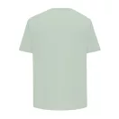 Tricou cu maneca scurta, la baza gatului, Casual, Unisex, iqoniq, 2410E19521, Bumbac, Verde ice, 4XL