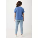 Tricou, Unisex, 2502E10474, iqoniq, Bumbac, Albastru heather, 5XL