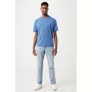 Tricou, Unisex, 2502E10475, iqoniq, Bumbac, Albastru heather, XXS