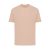 Tricou cu maneca scurta, la baza gatului, Casual, Unisex, iqoniq, 2410E19570, Bumbac, Portocaliu peach, XXS