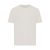 Tricou cu maneca scurta, la baza gatului, Casual, Unisex, iqoniq, 2410E19535, Bumbac, Crem, S