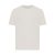 Tricou cu maneca scurta, la baza gatului, Casual, Unisex, iqoniq, 2410E19540, Bumbac, Crem, XXS