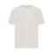 Tricou cu maneca scurta, la baza gatului, Casual, Unisex, iqoniq, 2410E19540, Bumbac, Crem, XXS