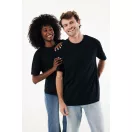 Tricou unisex, 2509E17182, iqoniq, 83x75x0.5 cm, Bumbac, Negru, 4XL