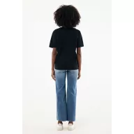   Tricou unisex, 2509E17184, iqoniq, 75x59x0.5 cm, Bumbac, Negru, L