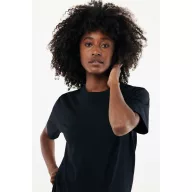   Tricou unisex, 2509E17190, iqoniq, 62x48x0.5 cm, Bumbac, Negru, XXS