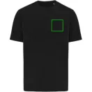 Tricou unisex, 2509E17191, iqoniq, 81x70x0.5 cm, Bumbac, Negru, 3XL