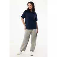   Tricou unisex, 2509E17218, iqoniq, 83x75x0.5 cm, Bumbac, Albastru navy, 4XL
