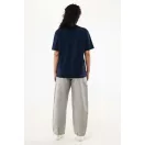 Tricou unisex, 2509E17218, iqoniq, 83x75x0.5 cm, Bumbac, Albastru navy, 4XL